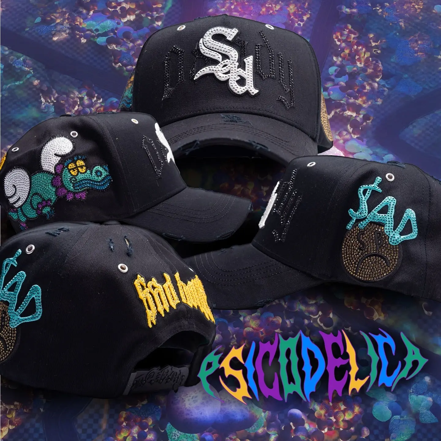Dandy Hats X Junior H Psicodelica (Only Hat)