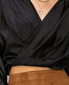 Yanet Satin Top elegant  classy  tops