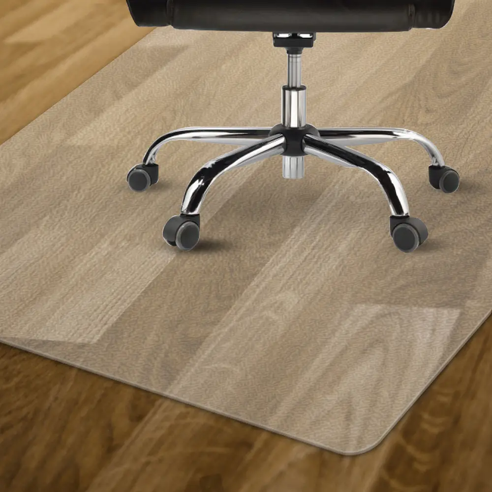 Transparent Smooth-Surface Indoor Mat - Floor Mats for House, Home Office Hard Floor Protection