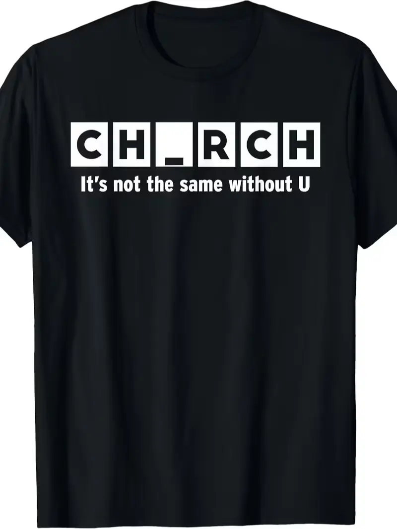 Unisex Funny Christian Church Graphic T-Shirt