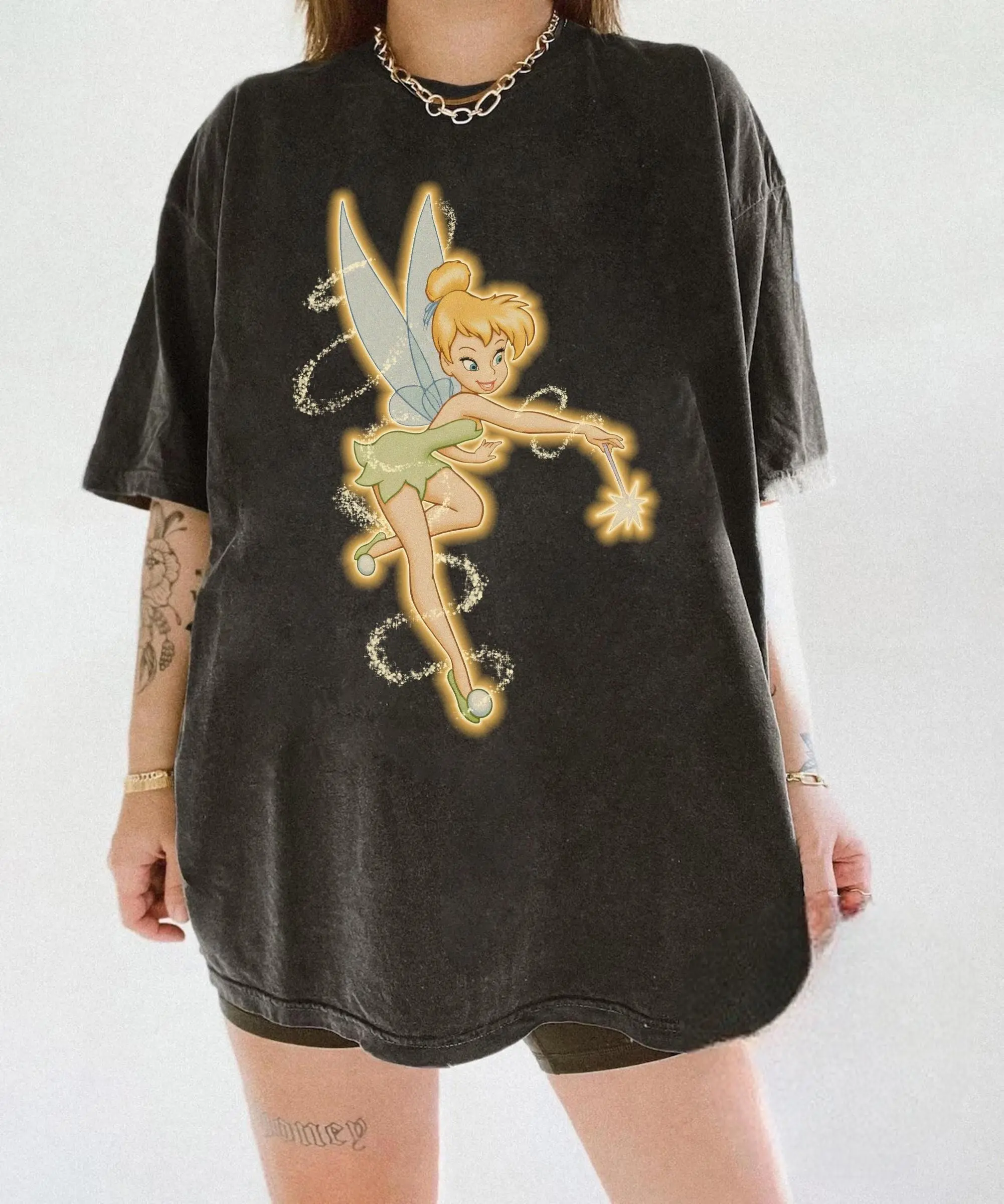 Vintage WDW Tinker Bell Shirt, Tinkerbell Princess Shirt, Retro Y2K WDW Princess Shirt, Fairy Style Shirt