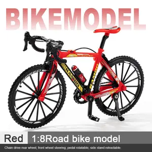 DIY Alloy Bicycle Model Kit, 1:8 Scale Mountain Bike Assembly Toy, Disassemblable and Reassembleable, Perfect for Collectors and Enthusiasts