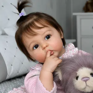 20 Inch Realistic Rebirth Doll, Washable Full Vinyl Simulation Doll /Cloth Body Doll, Soft And Cute Doll For Gift, Soft Dolls