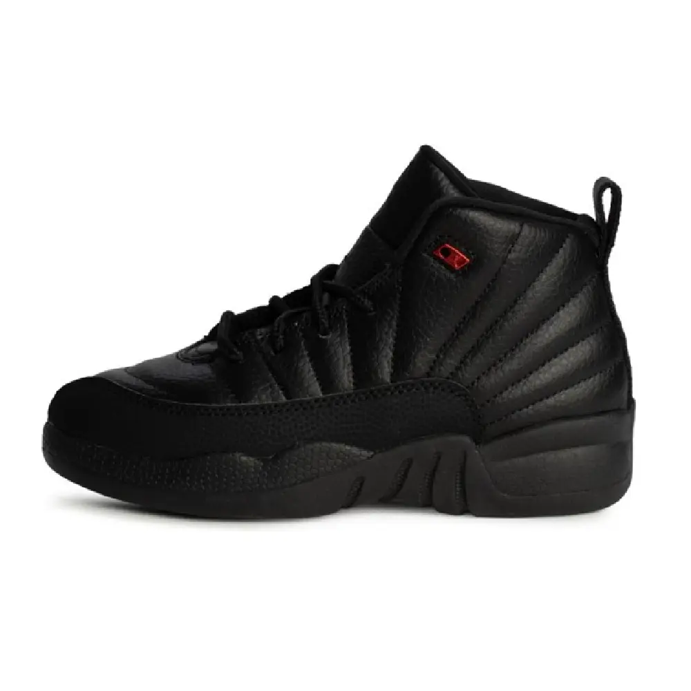Little Kid's Jordan 12 Retro "Bloodline" Black/Varsity Red (151186 003)