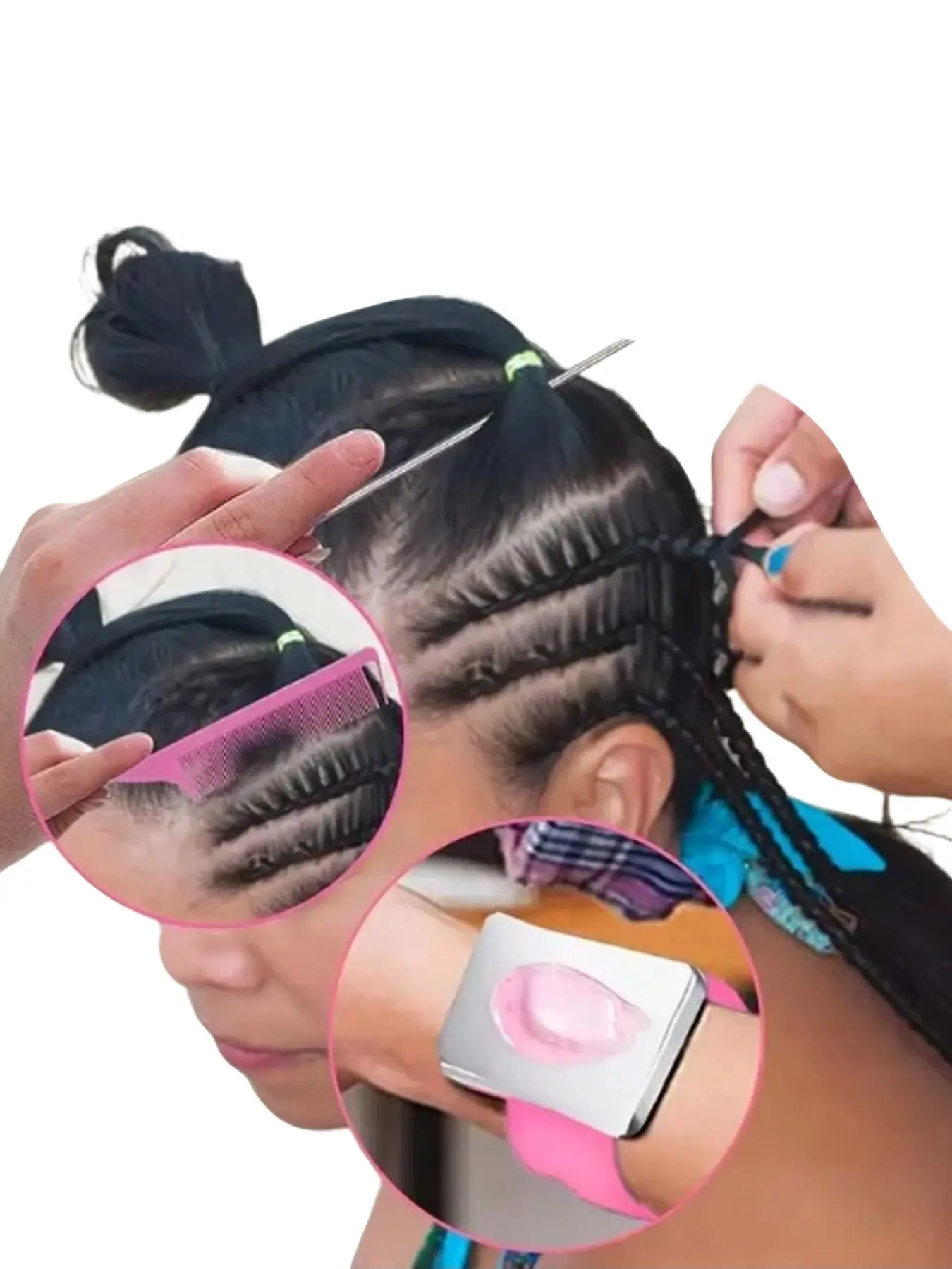 Magnetic Bracelet with Crocodile Clip, Comb Included, Essential Beauty & Hair Care, City Style, Perfect for Women Daily Makeup & School Use