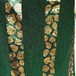 H/Green Lurex stretch with sequins