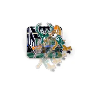 Aminco Dunking Bango Milwaukee Bucks Pin