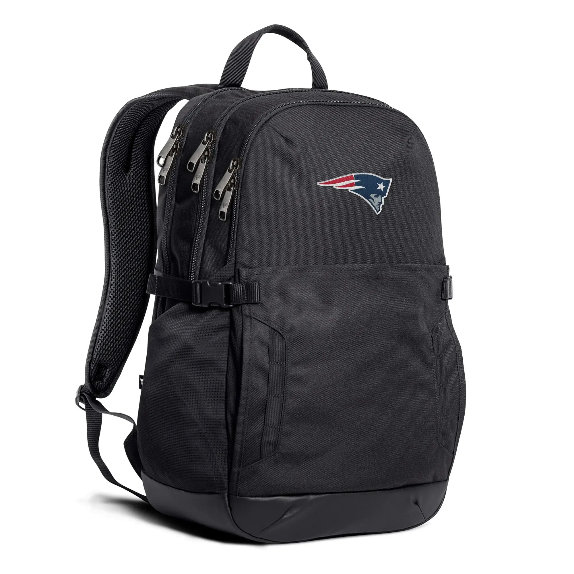 WinCraft New England Patriots All Pro Backpack Official Team-Themed Backpack Durable Carry Bag Adjustable Shoulder Straps Spacious Storage Daypack for School Work Travel Sports Events Tailgating and Everyday Use