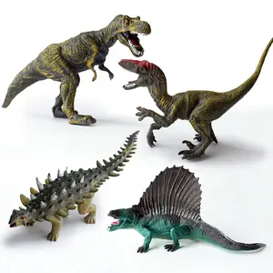 Realistic Dinosaur Models Set, Creative Photography Props, Miniature Landscape Decorations, Desktop & Window Static Display