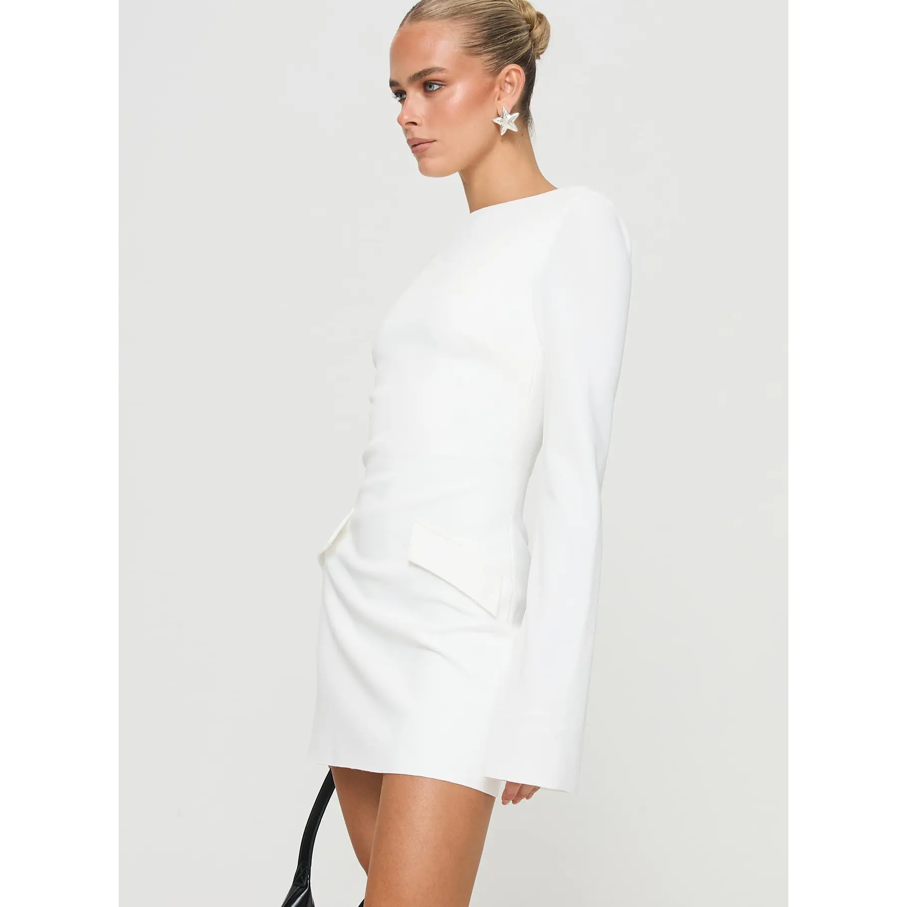Carters Long Sleeve Mini Dress White - TikTok Shop