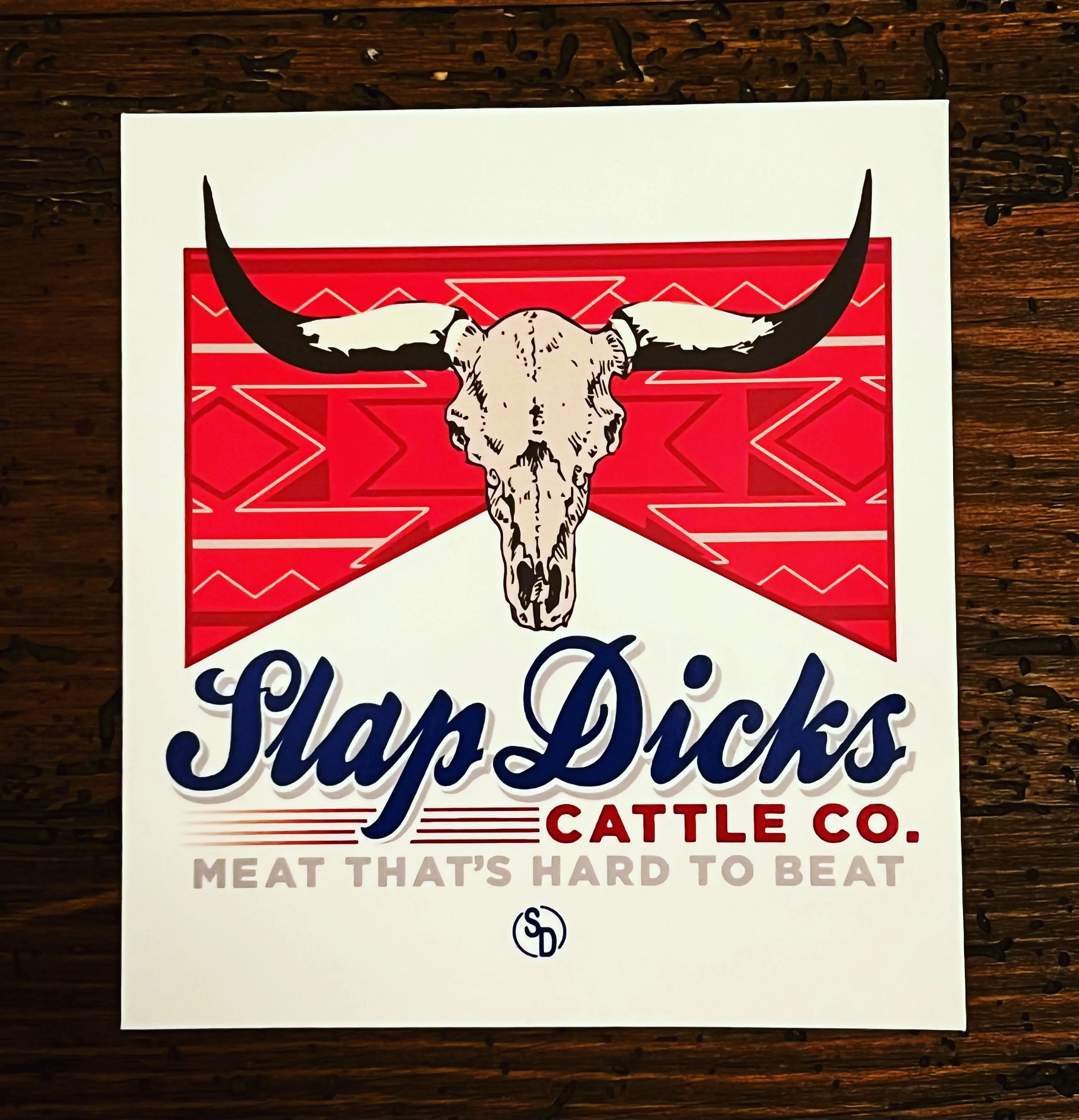 Banquet Bull Decal