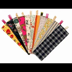 Homemade Fabric Bookmarks/ Add on