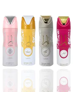 Yara Deodorant + Yara Candy Deodorant + Yara Moi Deodorant + Yara Tous Deodorant -- 4 piece bundle NOTES