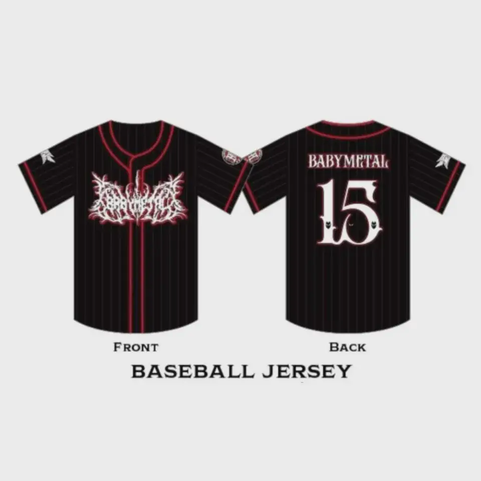Babymetal World Tour 2025-2026 Baseball Jersey