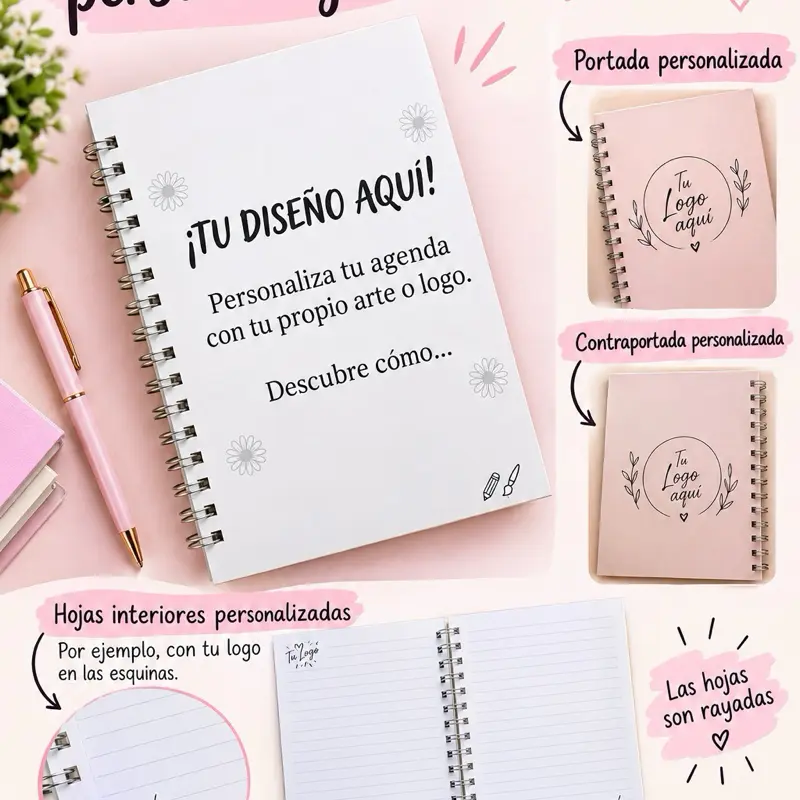 Agendas Temáticas y Personalizadas, Custom Themed Notebooks, Office Stationery for Computers & Office Equipment Use