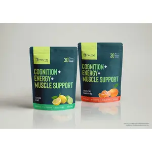 Neuma powered by Cogni6 | Daily Brain & Body Nourishment for Focus, Energy & Mood | Lemon Lime and Tropical Tangerine Combo BundleDrink Mix | Made in USA