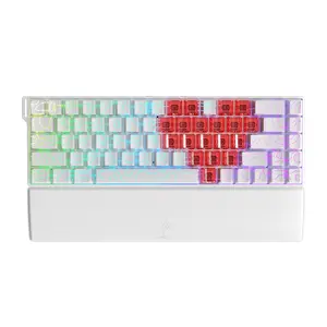 2026 Mini Layout AK680 V2 Esports Gaming Mechanical Keyboard AJAZZ Magnetic Switch Keyboard ice island switch 68 key Compact Office Keyboard RGB DIY Support Multiple Systems Suitable for Esports Gaming and Office Led Backlit Keyboard
