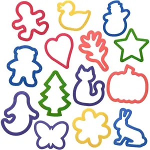 16-Piece Cookie Cutter Collection, Dishwasher Safe & BPA-Free Plastic