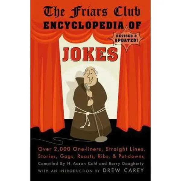 USED Book - Friars Club Encyclopedia of Jokes: Revised and Updated! Over 2,000 One-Liners, Straight Lines, Stories, Gags, Roasts, Ribs, and Put-Downs (Revised, Up by Dougherty, Barry (Paperback) - english