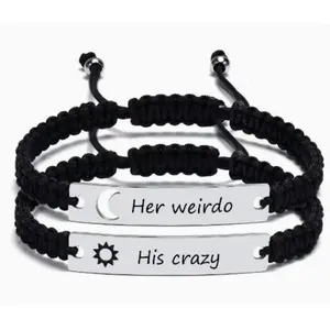 Matching Couples Bracelets for Women Men Long Distance Bracelets for Couples His Hers Bracelets Relationship Bracelets Anniversary Christmas Birthday Gifts