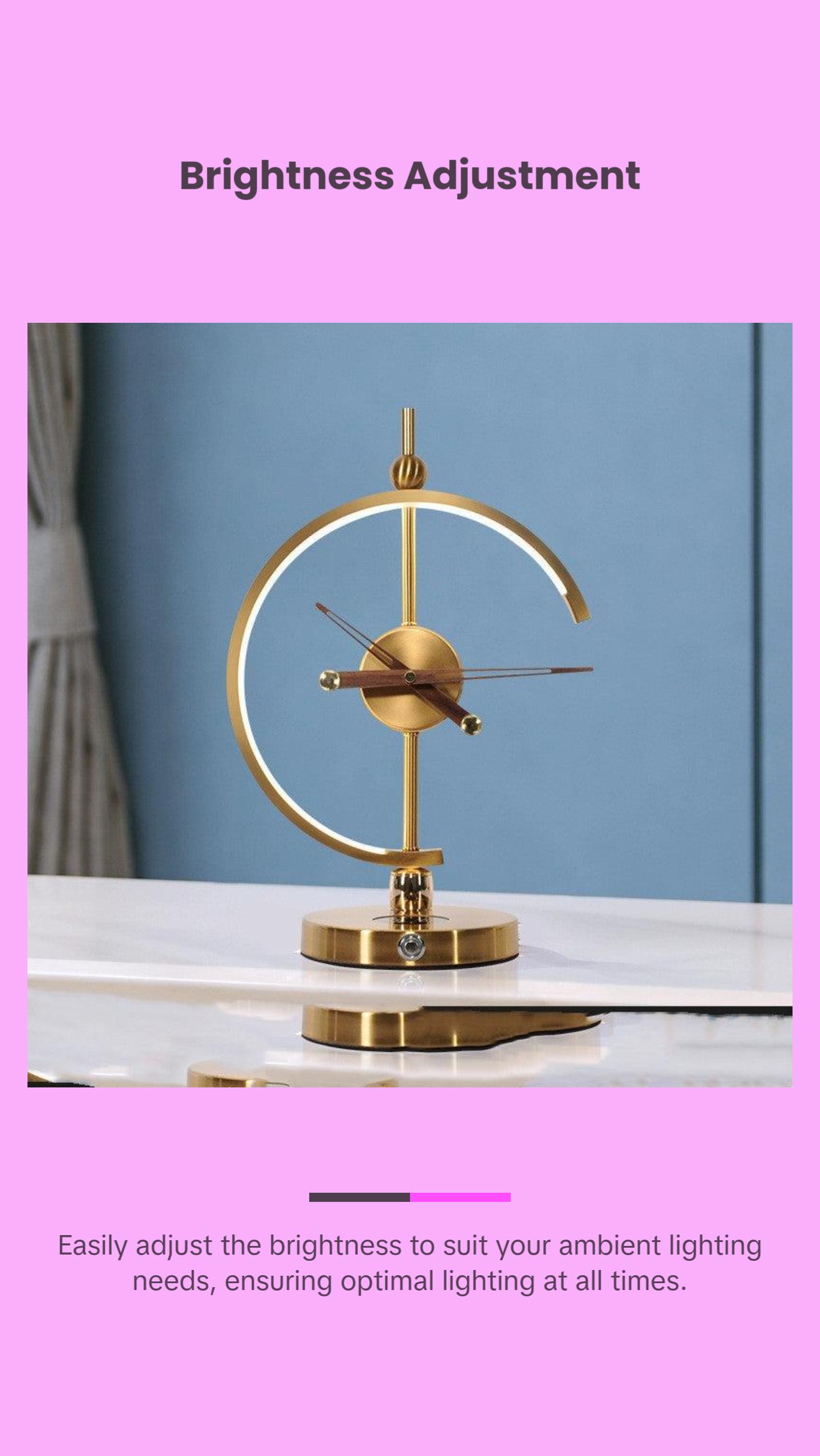 Modern Minimalist Bedroom Bedside Light Luxury Wireless Charging Desk Lamp