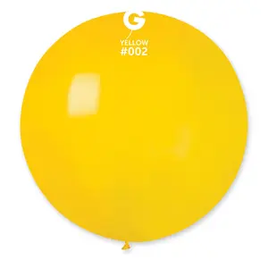 Solid Balloon Yellow G30-002 31"