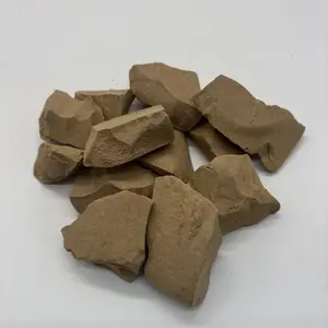 Narat Brown  Kaolin Clay Chunks & Lump, 100% Natural ,Zero Additive, Hard Crispy Edible Clay -200g(7oz)