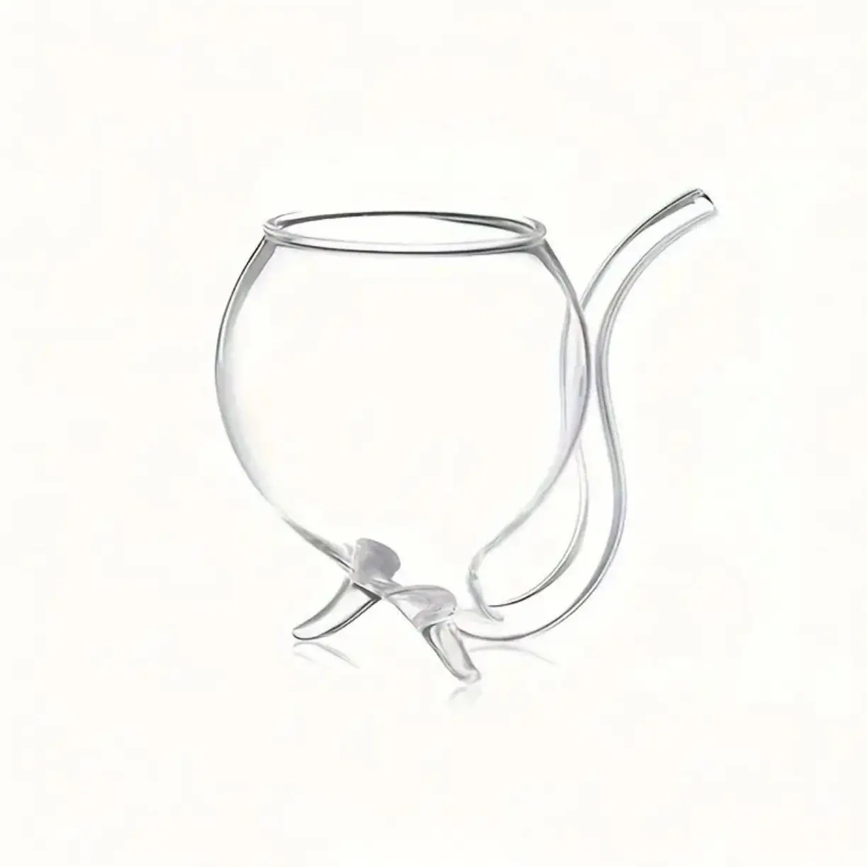 Creative Vampire Glass Cocktail Cup with Built-In Straw - Perfect for Drinks - Drinkware, Mug