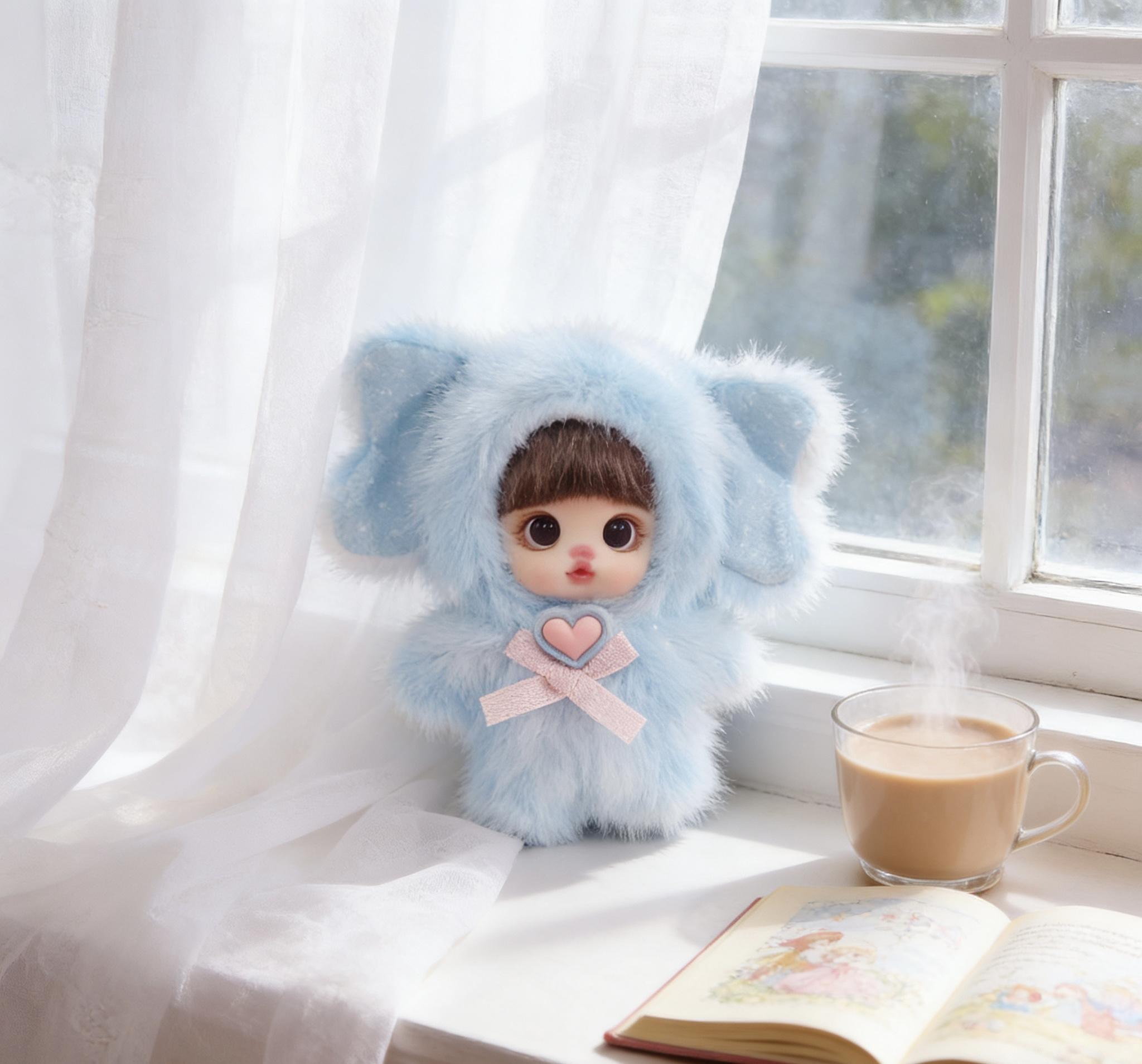 Lolifen Cute Bear Adorable Plush Doll Charms