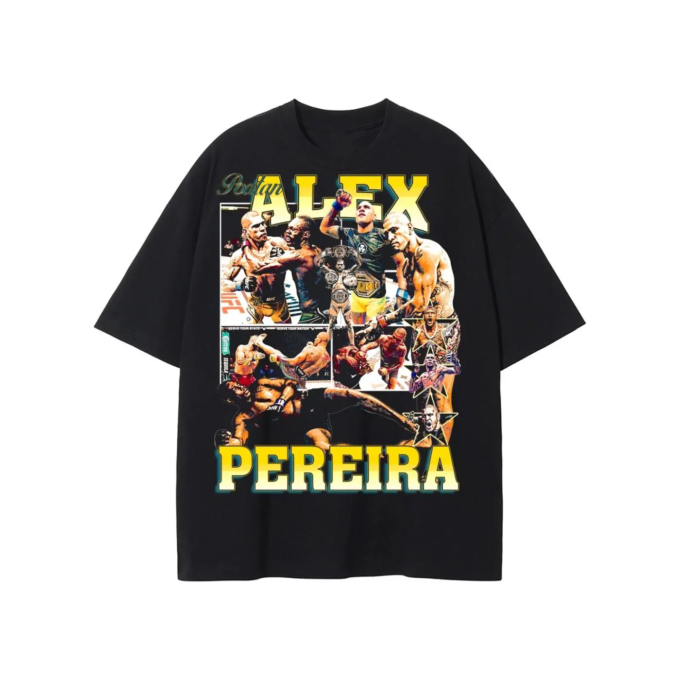 Alex Poatan Pereira Brazilian MMA Fighter Men's Bootleg
