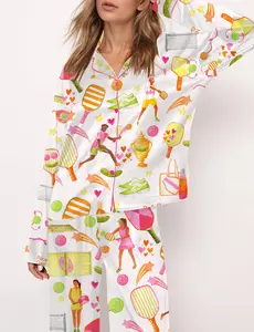 Pickleball Party Pajamas - Women's Sleepwear Set