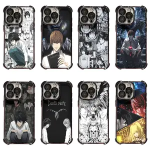 Death Note Light Yagami L Anime Phone Case, Shockproof Hard Cover for iPhone 17, 16, 15, 14, 13, 12, 11, Pro, Pro Max, Plus | Compatible with Samsung Galaxy S23, S24, S25, S26, Plus, Ultra, Perfect Christmas Halloween Birthday Thanksgiving Gift for Friend