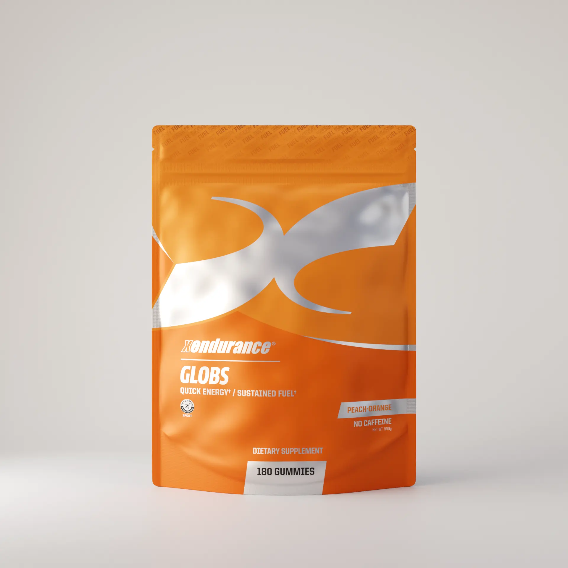 XENDURANCE GLOBS - Energy Gummies with Natural Ingredients, Organic Sweet Potato, Vegan and Gluten-Free, Energy with No Crash
