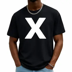 Letter X Capital Bold Alphabet Matching Monogram T-Shirt