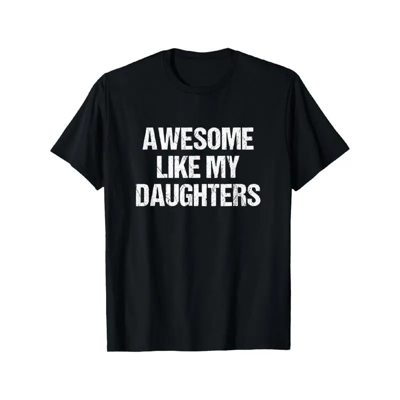 Men's Casual Round Neck Shortsleeve Graphic Tshirt - Love-Themed Menswear Top for Father's Day Gifting (for Dads Honored by Daughters)