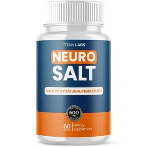 Neuro Salt Nootropic All Natural Brain Supplement NeuroSalt 60 Capsules 1 Pack