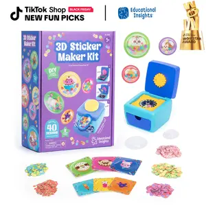 Educational Insights Easter Basket Stuffer & Gift 3D Sticker Maker DIY Kit: Puffy Stickers, Mess-Free Craft, Perfect Holiday Gift, 40 Stickers, Kids 5+