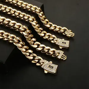Hip Hop Cuban Chain Bracelet, 6-Facet Polished Design for Men & Women, Trendy Street Style