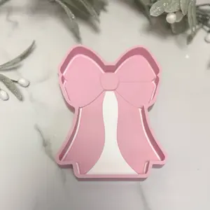 Bow Trinket Dish Adorable and Functional 3d Printed Pink Bow Design for Home Decor
