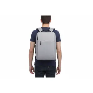 TechGear USB Charging Backpack - Gray Lightweight Travel Backpack with USB Port for Easy Charging on the Go