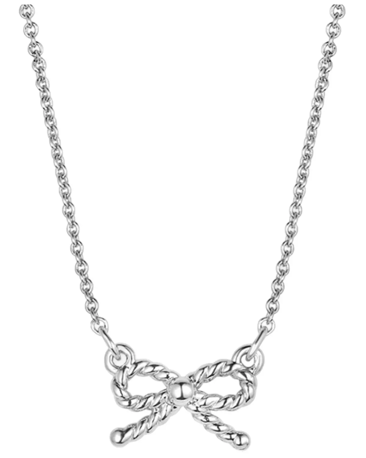 Montana Silversmiths Women's Women'S Roped Bow Necklace - Nc6295