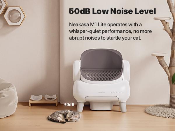 M1 Lite Open-Top Self Cleaning Cat Litter Box, Automatic Cat Litter Box with APP Control, Safety Protection, 1 Roll Waste Bag M1 Lite Open-Top Self Cleaning Cat Litter Box, Automatic Cat Litter Box with APP Control, Safety Protection, 1 Roll Waste Bag