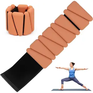 Wrist Weights Set of 2, Wearable Ankle & Wrist Weights, Adjustable  Weight Bracelets (2Lbs Each) Fits for Women & Men, Suitable for Yoga, Pilates, Dance, Running, Pool Exercises, Jogging