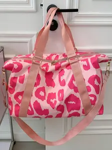 Large capacity versatile exquisite personalized crossbody bag, niche design bright retro leisure travel bag, fashionable foldable texture shoulder bag, suitable for shopping, travel, fitness, swimming, Sports Duffel Bag