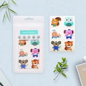 [3pcs]Natural Plant Based Mosquito Repellent Stickers DEET-Free Cute Animal Shape Bug Protection Patches for Family Outdoor Activities