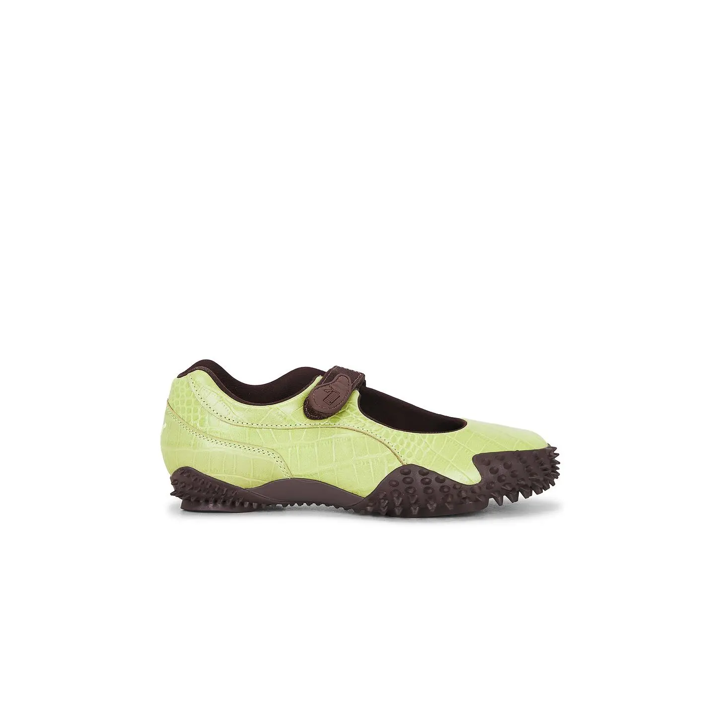 Puma Select Mostro Fey Cros Sneaker in Pistachio Green & Chocolate Brown