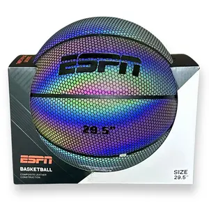 ESPN Holo Basketball 29.5" - Professional Quality Durable Rubber Cover with Enhanced Grip and Control for Indoor Outdoor Play
