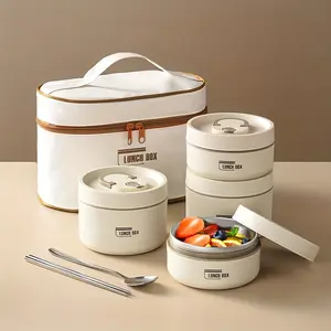Why Office Workers Are Ditching Plastic Lunch Boxes? Stainless Steel Microwave-Safe Leakproof Lunch Box | Travel RV Camping Leakproof Lunchbox