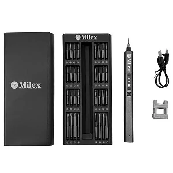 Milex 66-piece Invisible Tool Box Electric Screwdriver Set