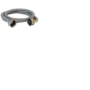 16-1814 4FT SS WASH MACH HOSE Durable Stainless Steel Water Hose for Efficient Washing Tasks
